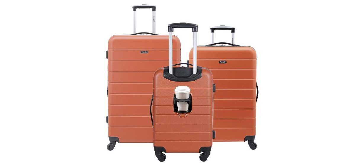 Wrangler Smart Luggage 3-Piece Luggage Set Wrangler Smart Luggage 3-Piece Luggage Set