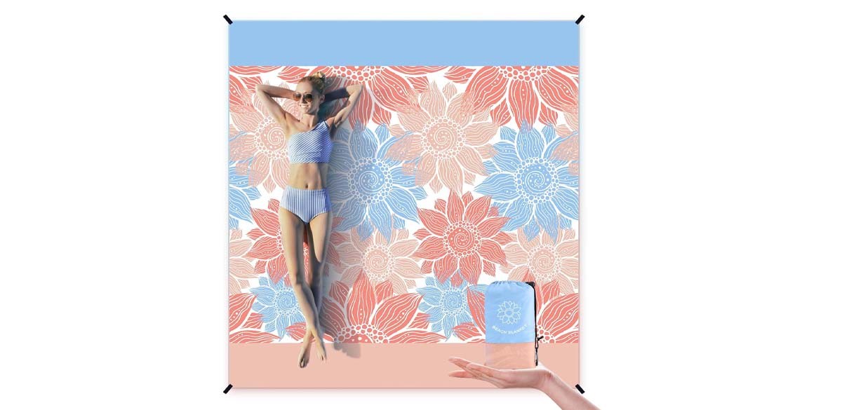 HIHOHO Beach Blanket Waterproof Sandproof Extra Large Beach HIHOHO Beach Blanket Waterproof Sandproof Extra Large Beach