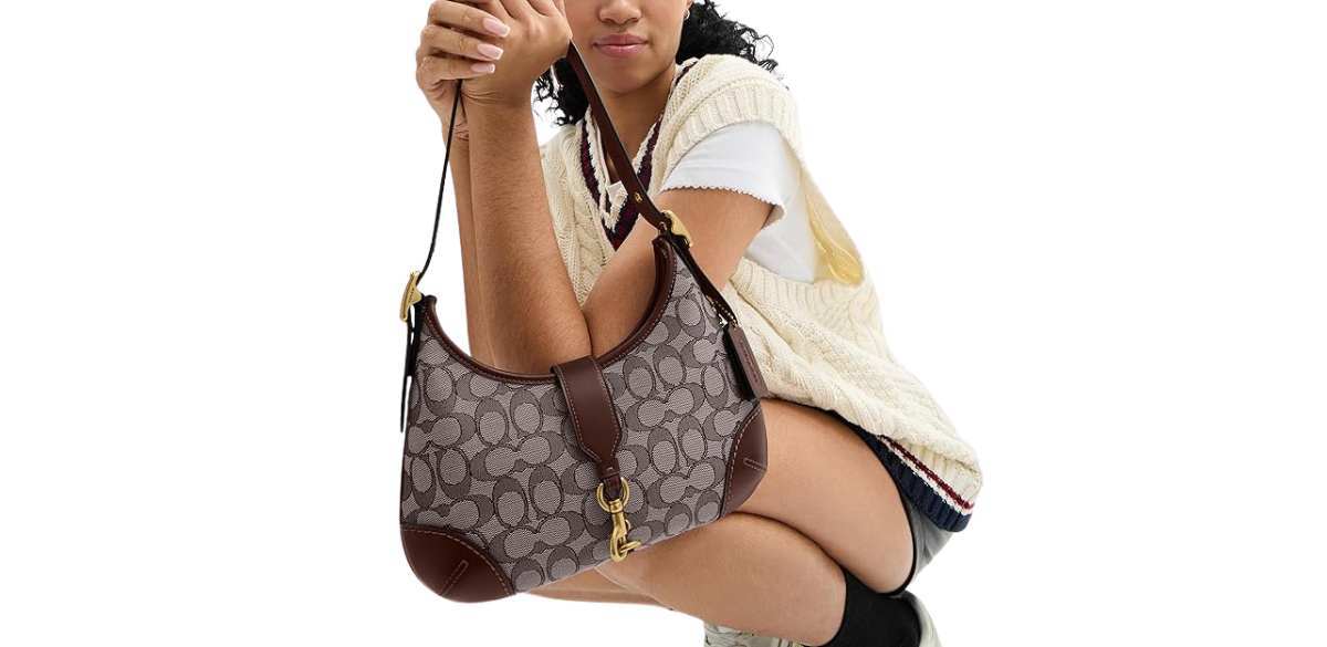 Coach Hamptons Hobo Bag in Signature Jacquard