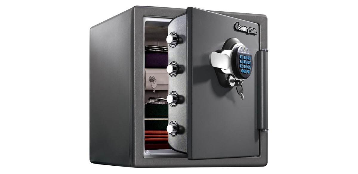 SentrySafe Waterproof and Fireproof Alloy Steel Digital Safe Box