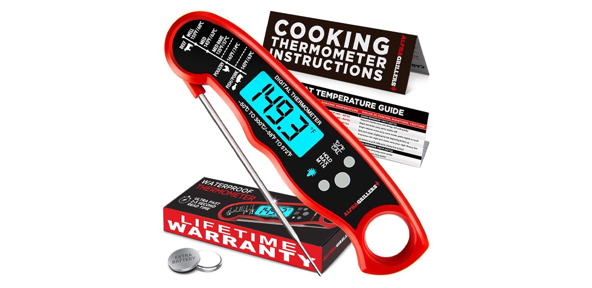 Alpha Grillers Instant Read Meat Thermometer Alpha Grillers Instant Read Meat Thermometer