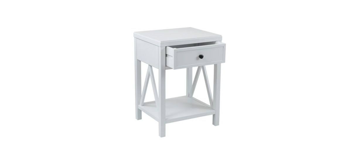 Andover Mills Nadeau Tall One-Drawer Nightstand