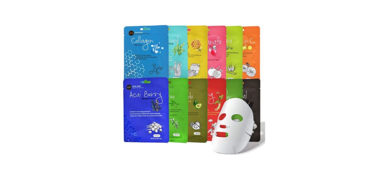 Best Celavi Essense Facial Sheet Mask 12-Pack