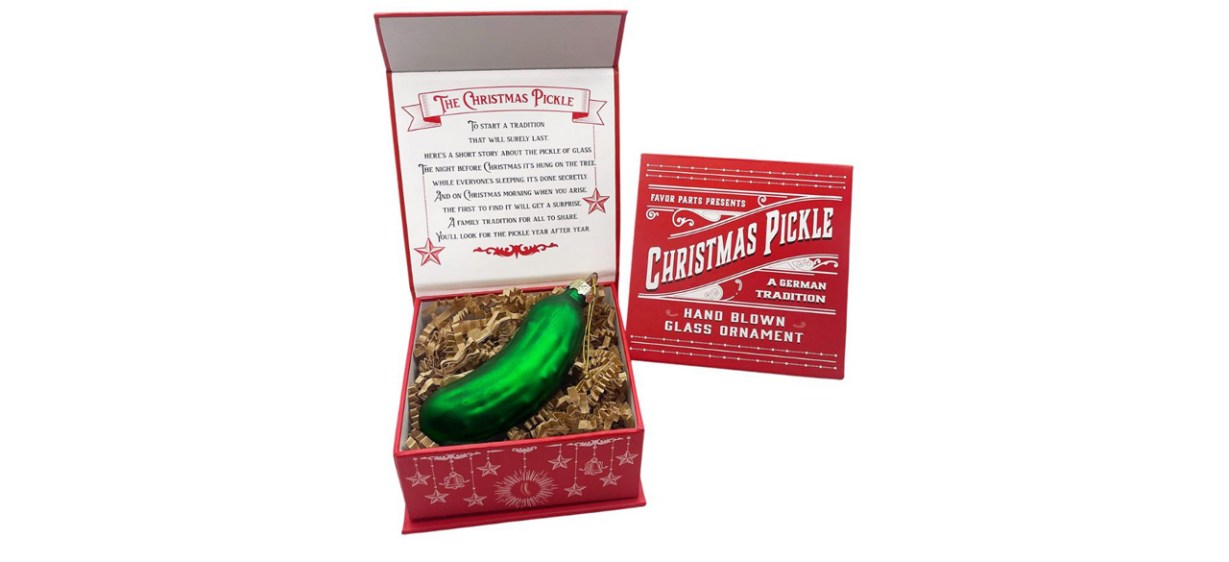 Best Favor Parts German Christmas Pickle Ornament
