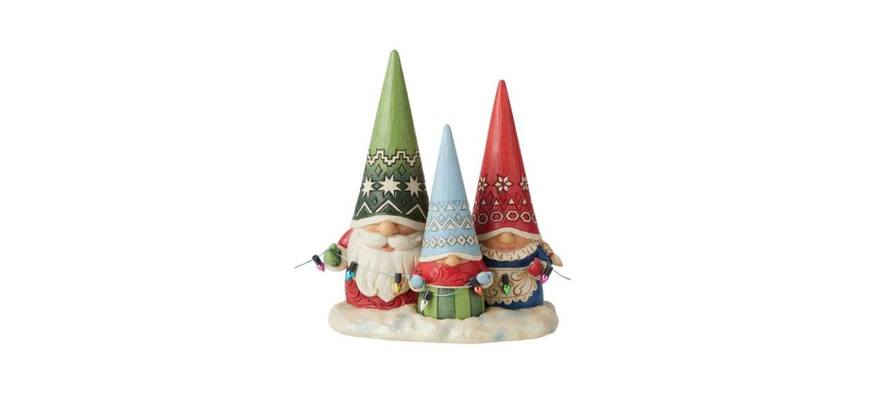 Best Enesco Jim Shore Christmas Gnome Family Figurine