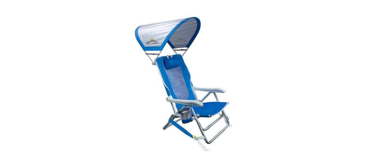Best GCI Outdoor Waterside SunShade Backpack Beach Chair 