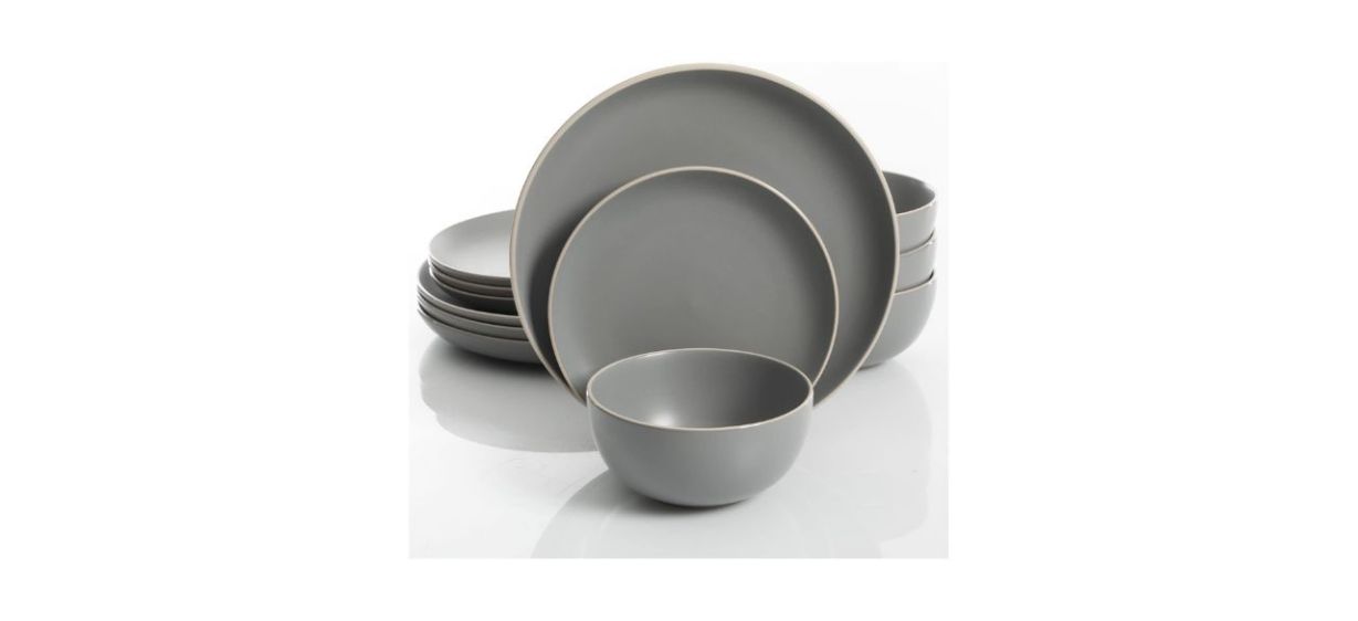 Best Gibson Home Rockaway 12-Piece Dinnerware Set