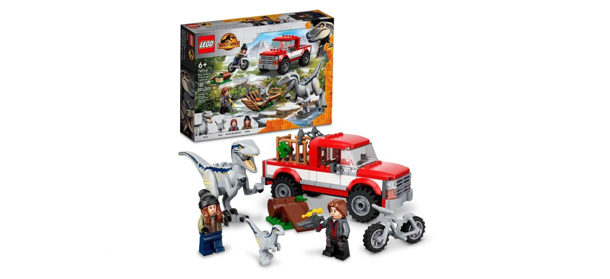 Lego &quot;Jurassic World&quot; Blue and Beta Velociraptor Set