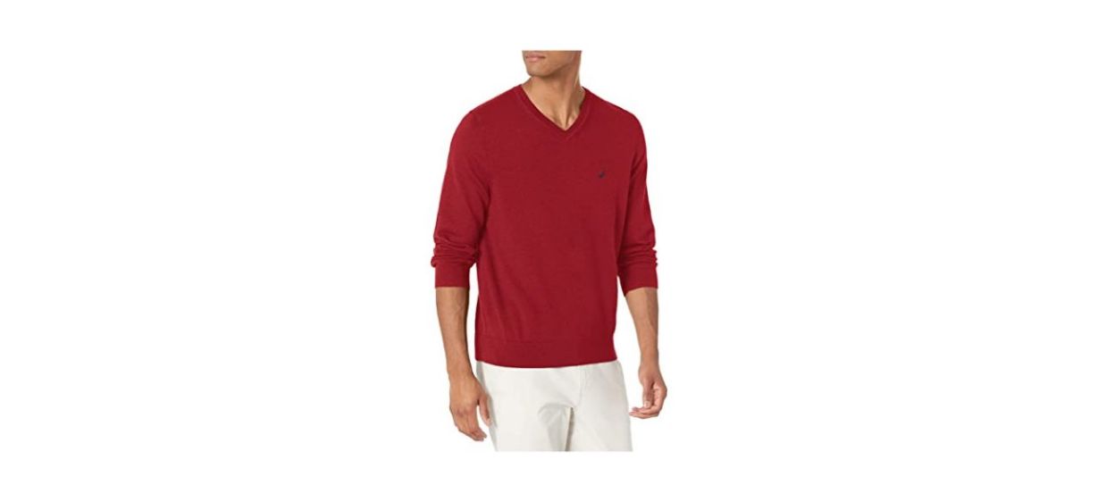 Best Nautica Men’s Navtech V-Neck Sweater