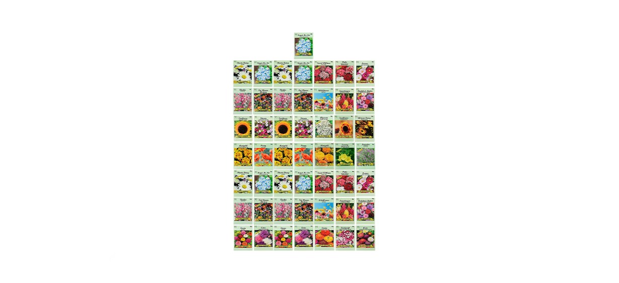Black Duck Brand Set of 50 Flower Seed Packets Black Duck Brand Set of 50 Flower Seed Packets