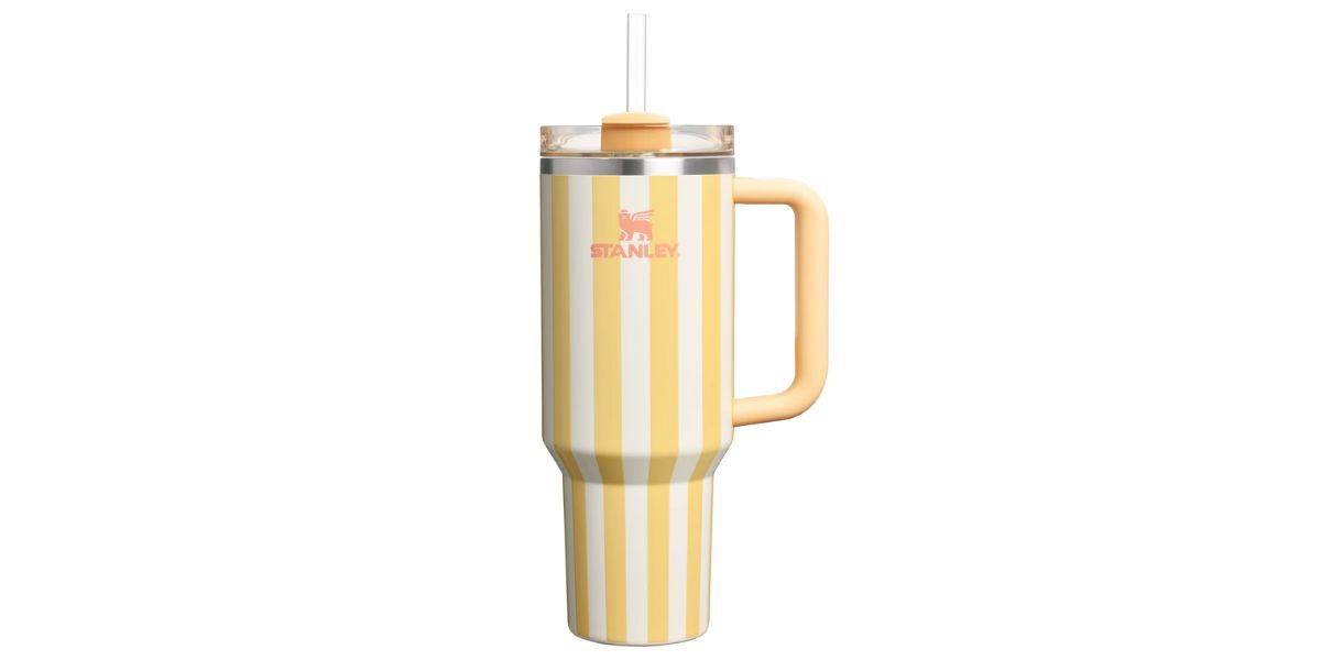 Stanley Quencher H2.0 Flowstate Tumbler in Butter Cabana Gloss