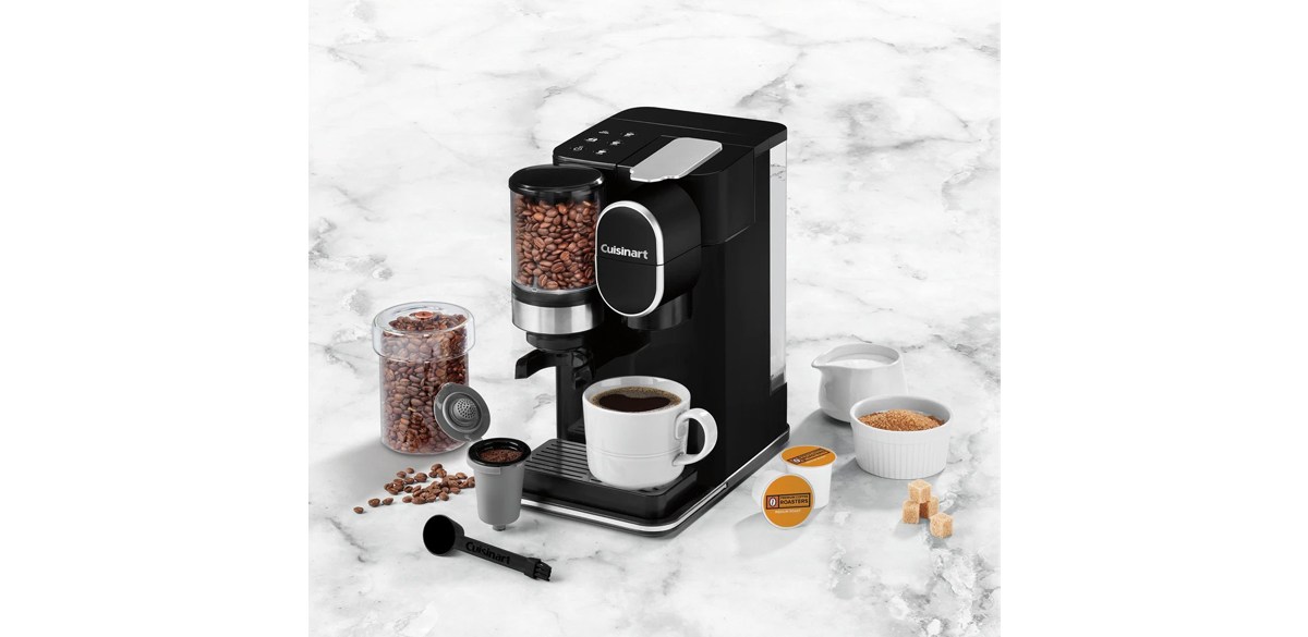 Cuisinart Conical Burr Grind and Brew Single-Serve Coffeemaker Cuisinart Conical Burr Grind and Brew Single-Serve Coffeemaker