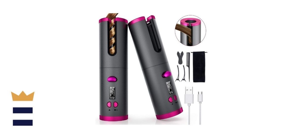 Fezax Cordless Auto Hair Curler