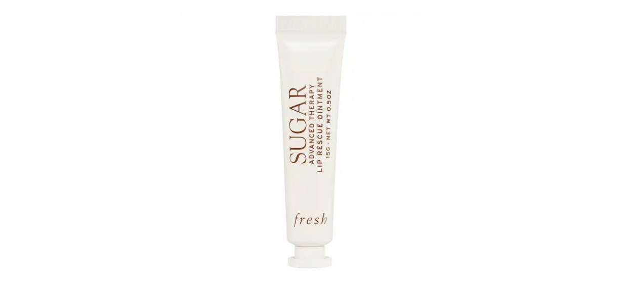 Fresh Sugar Advanced Therapy Lip Rescue Ointment on white background