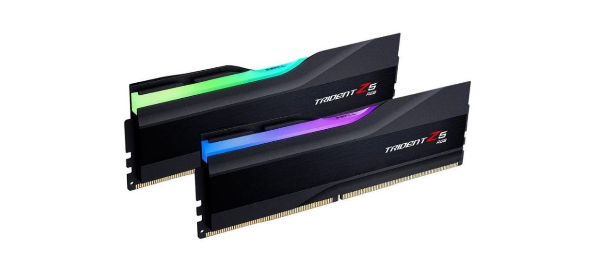 G.SKILL Trident Z5 RGB Series (Intel XMP 3.0) DDR5 RAM 32GB on white background