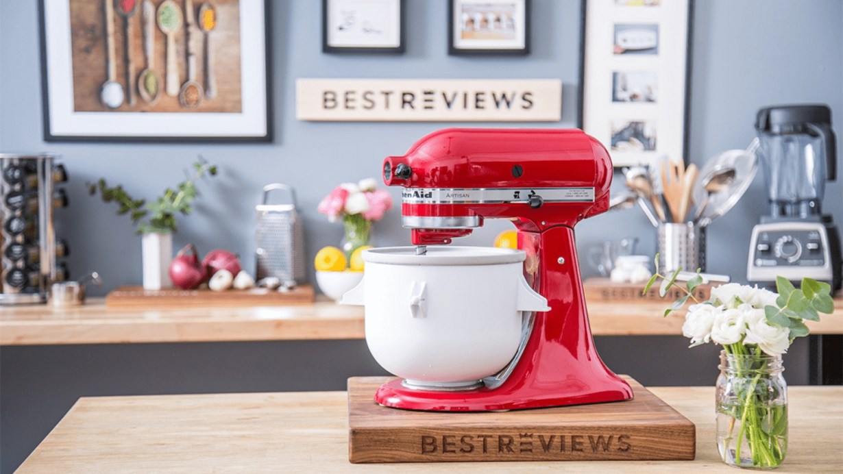 Red Stand Mixer in the kitchen Red Stand Mixer in the kitchen
