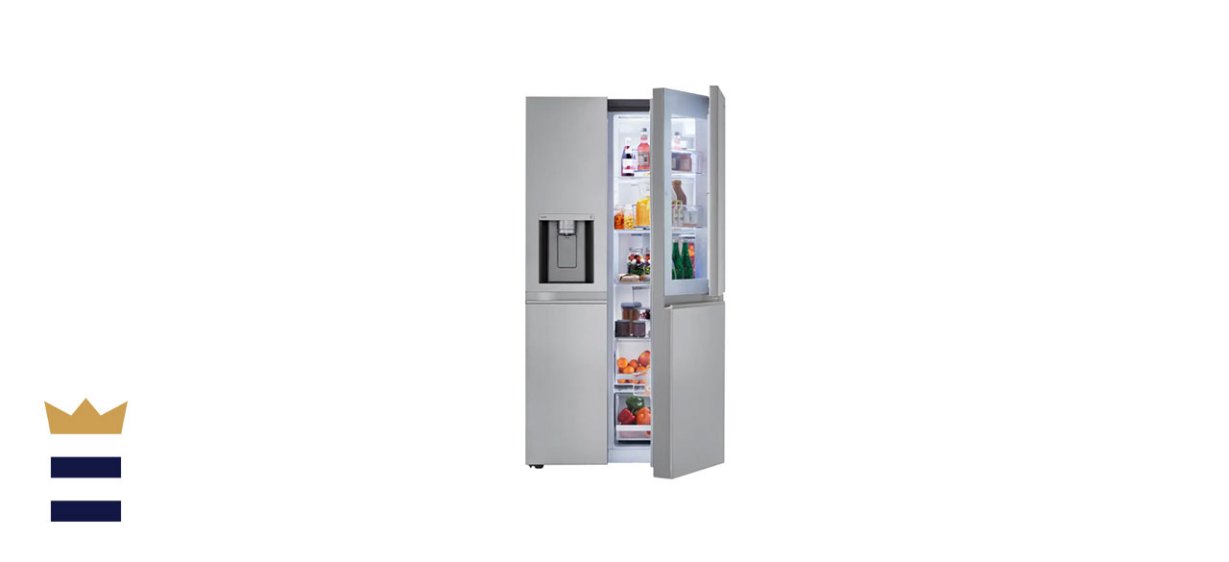 LG 27-Cubic Foot Side-by-Side Door-in-Door Refrigerator with Craft Ice