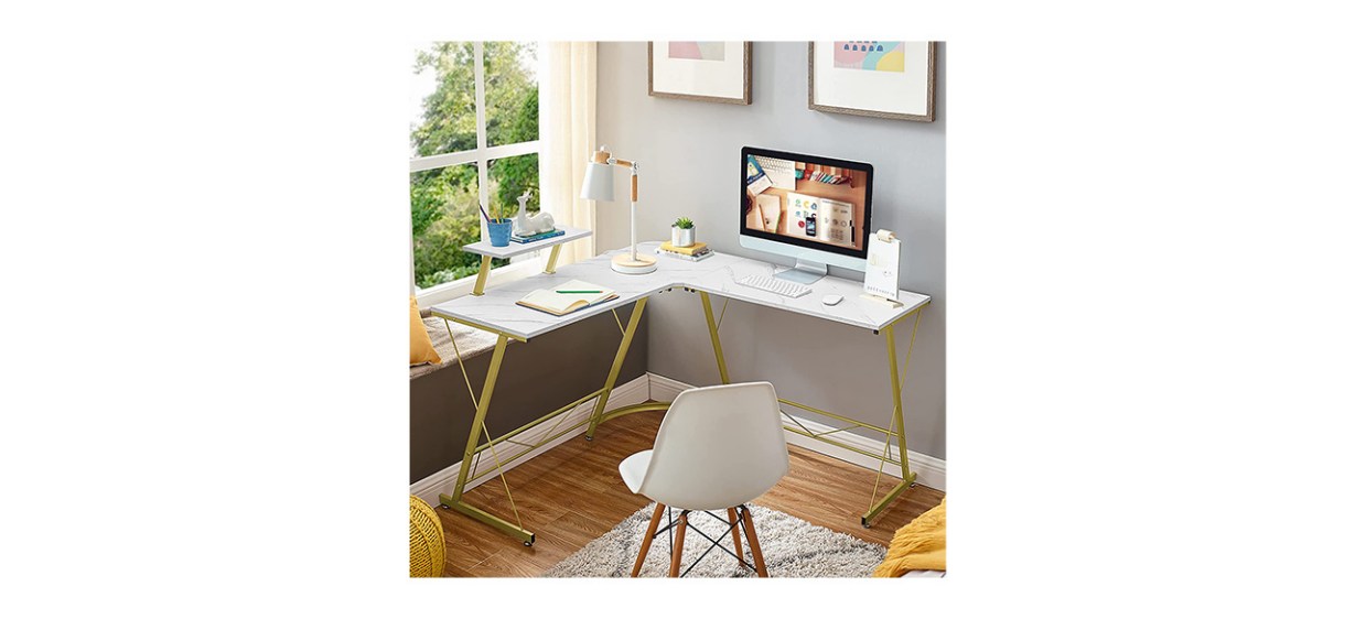 Mr Ironstone L-Shaped Desk