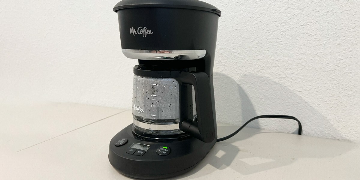 Mr. Coffee Mini Brew on countertop Mr. Coffee Mini Brew on countertop