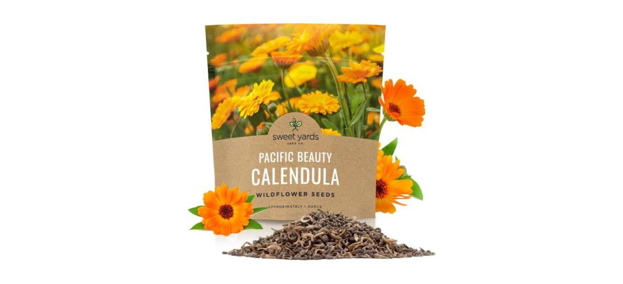 Sweet Yards Calendula ‘Pacific Beauty Mix’ Wildflower Seeds 