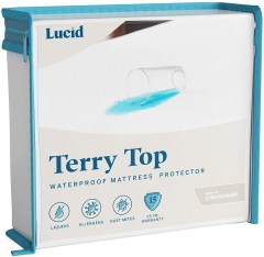 Lucid Hypoallergenic 100% Waterproof Mattress Protector