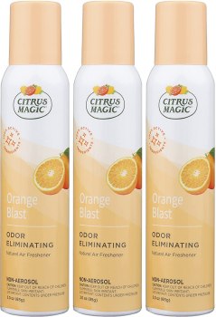 Citrus Magic 3-Pack Natural Odor Eliminating Air Freshener Spray