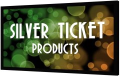 Silver Ticket Products 6 Piece Fixed Frame Projector Screen