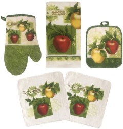 American Linen Kitchen Towels and Dish Cloths Set