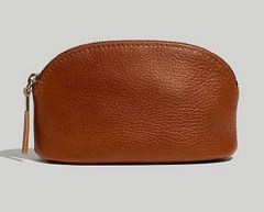 Madewell The Leather Makeup Pouch