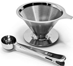 Beryl Bear Stainless Steel Pour Over Coffee Dripper