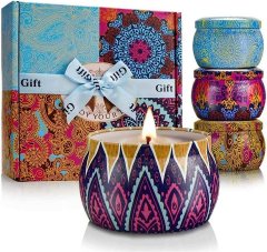 LKDJR Scented Candle Set, 4 Pack