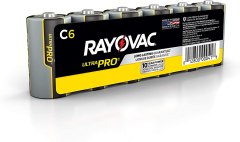 Rayovac Ultra Pro Alkaline C Cell Batteries: 6-Pack