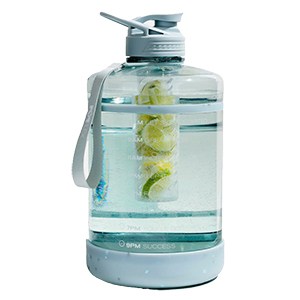 POPFLEX Ready Set Glow Gallon Timer Bottle with Fruit Infuser