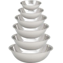 HOMEARRAY Stainless Steel Mixing Bowls, Set of 6