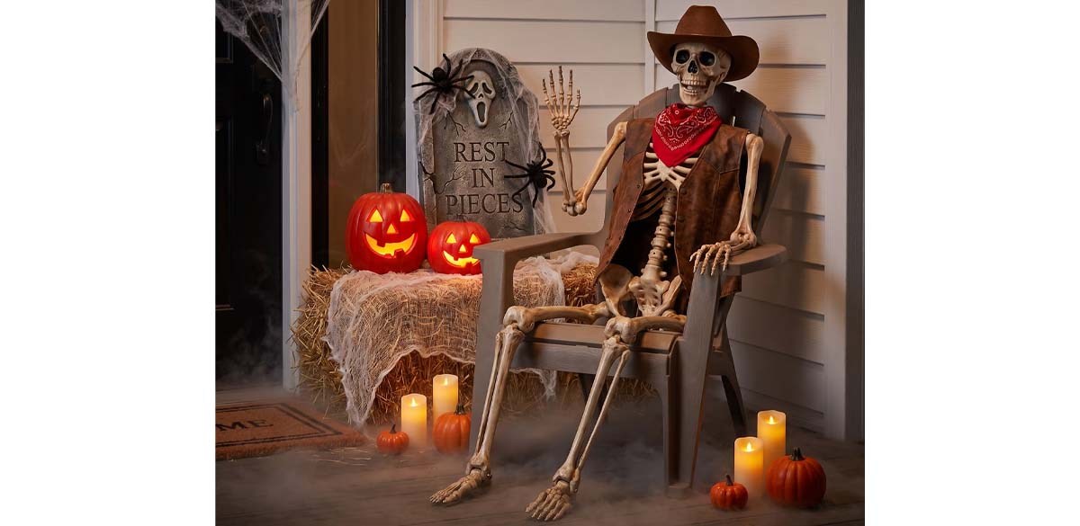 Ayieyill Weathered Posable Skeleton Decor