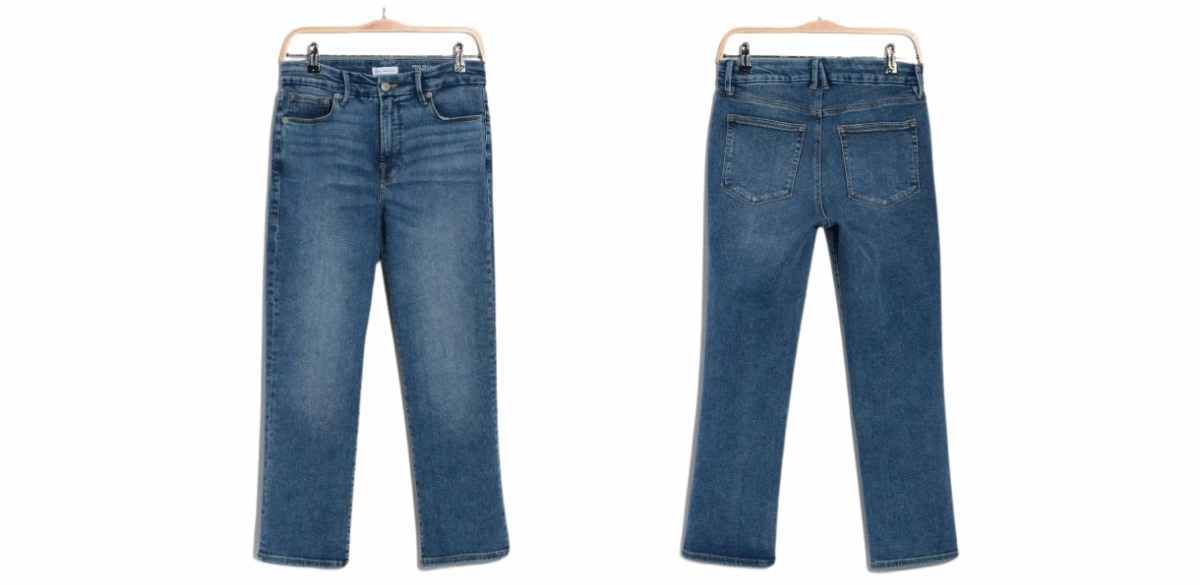 Good American Good Straight Leg Jeans