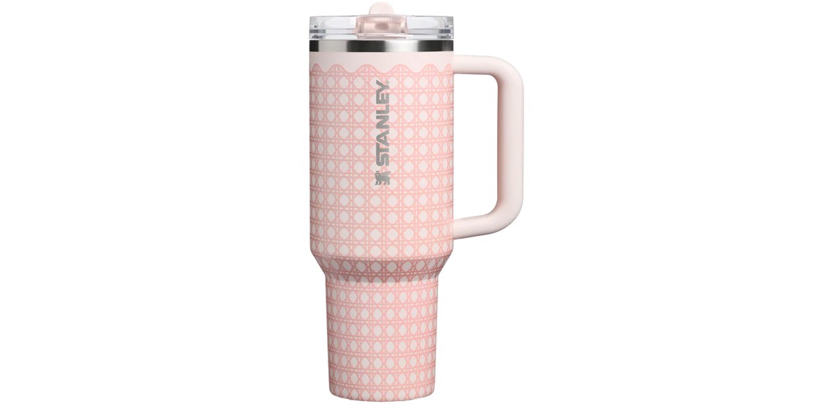  The Quencher® ProTour Flip Straw Tumbler Rose Quartz Rattan