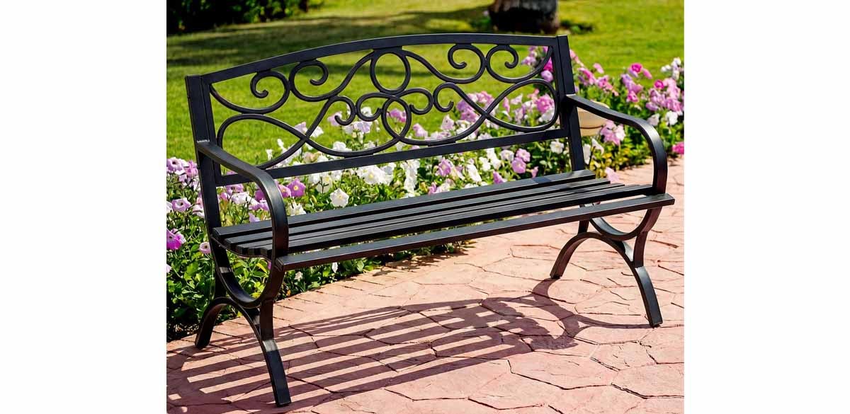 Outdoor Park Bench