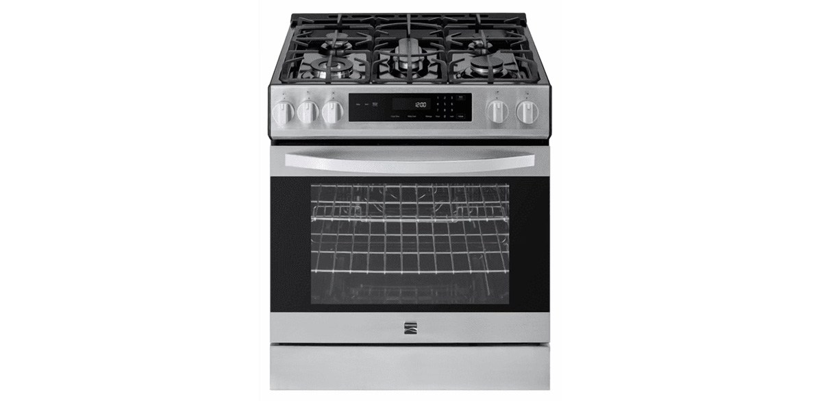Kenmore 5.6 Cu. Ft. Front-Control 5 Burner Gas Range with Oven