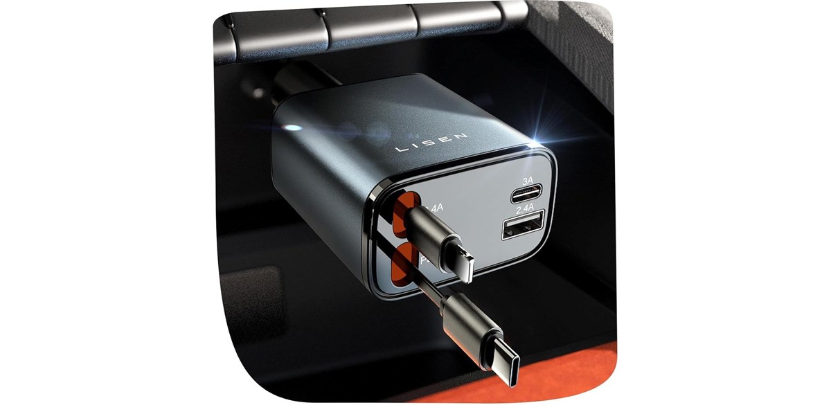 LISEN Retractable Car Charger