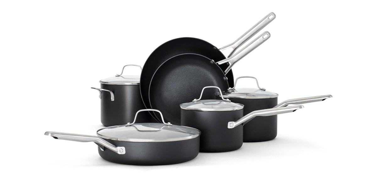 Calphalon® Hard-Anodized Nonstick 10-Piece Cookware Set