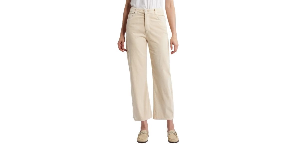 Free People Deep Trance Corduroy Wide Leg Ankle Pants
