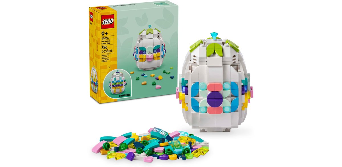 LEGO Decorative Easter Egg Building