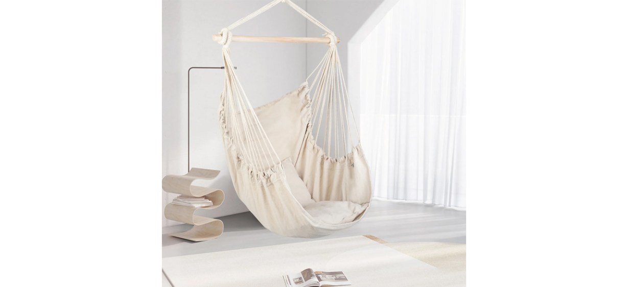 Sand &amp; Stable White Tabitha Chair Hammock