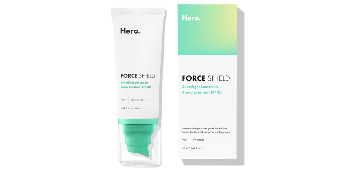 Hero Cosmetics Force Shield Superlight Sunscreen SPF 30