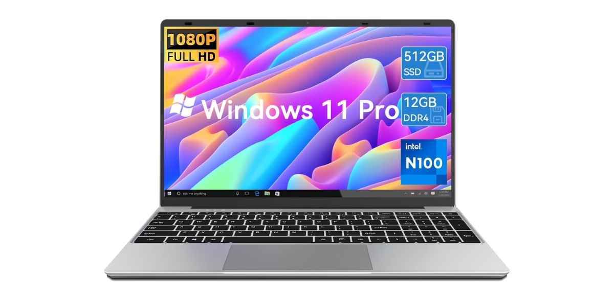 TEMLICOLO Windows 11 Pro Laptop 15.6inch Laptop
