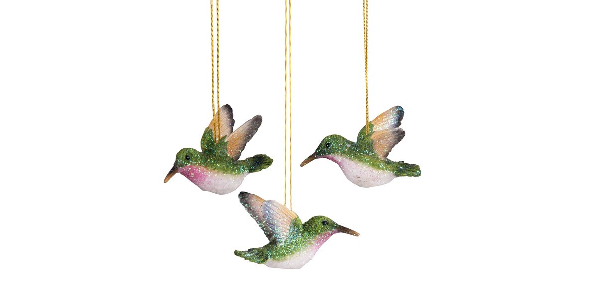 The Holiday Aisle Hummingbird Flight Hanging Figurine Ornament
