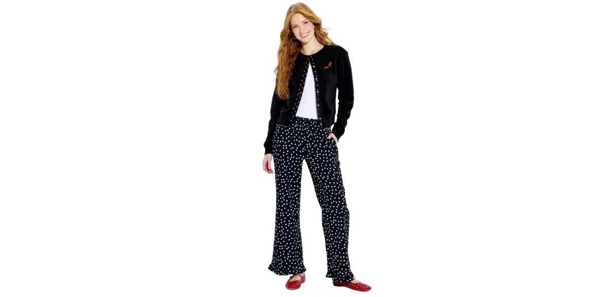 Women's The Devil Wears Prada Character Graphic Cardigan - Black