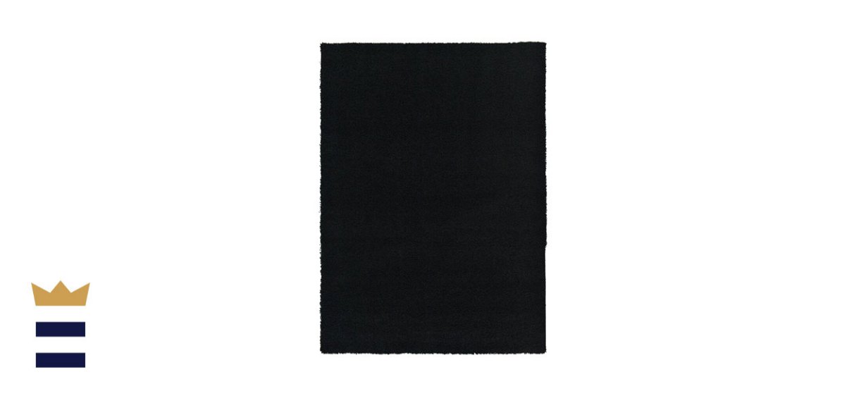 Andover Mills Marsily Jet Black Area Rug