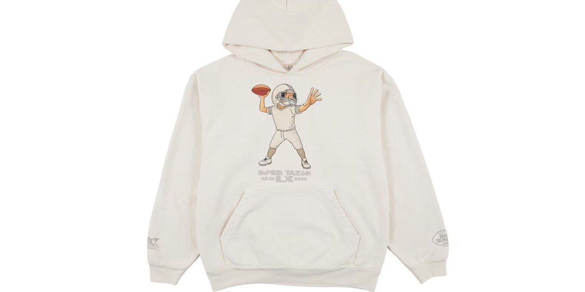 Bad Bunny x Super Tazón Off White Concho Hoodie